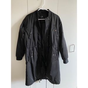 Topshop long bomber jacket EUR32 US0 UK4